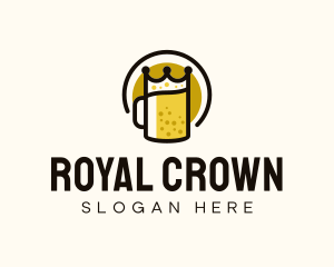 Royal Beer Badge logo design