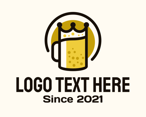 Beer Froth logo example 4