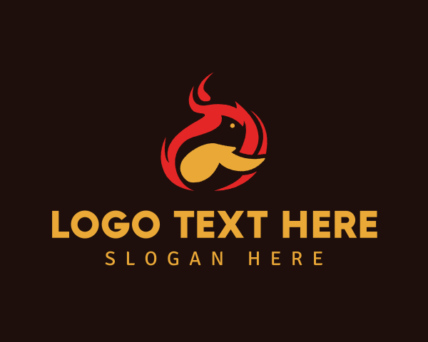 Roast Chicken logo example 2