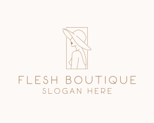 Fashion Hat Boutique logo design