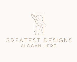 Fashion Hat Boutique logo design