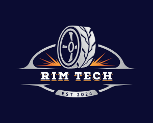 Car Tire Mechanic logo