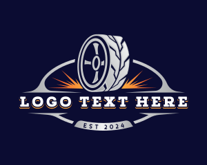 Tire - Car Tire Mechanic logo design