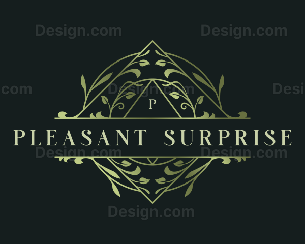 Elegant Stylish Garden Vine Logo