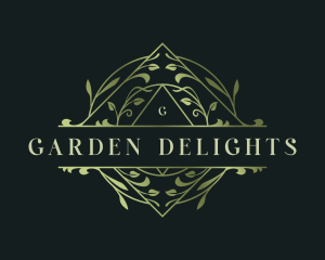 Elegant Stylish Garden Vine  logo design