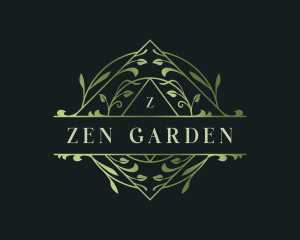 Elegant Stylish Garden Vine  logo design