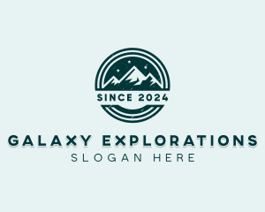 Starry Alpine Mountaineer logo design