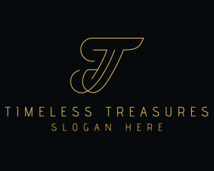 Yellow Letter T Boutique logo
