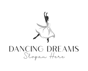 Dancing Performer Lady logo