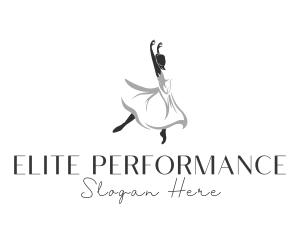 Dancing Performer Lady logo