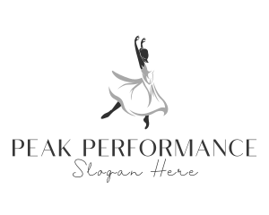 Dancing Performer Lady logo