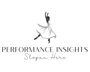 Dancing Performer Lady logo