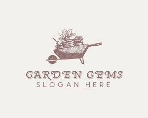 Potted Plants Gardening logo