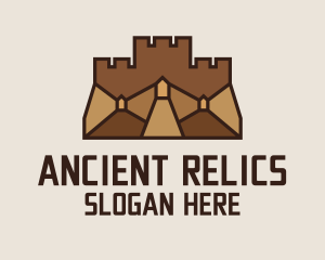 Ancient Turret Fortress  logo design