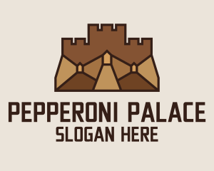 Ancient Turret Fortress  logo design