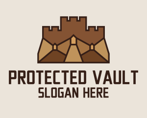 Ancient Turret Fortress  logo design