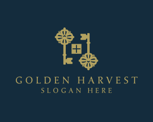 Golden Key Realty logo design