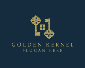 Golden Key Realty logo design