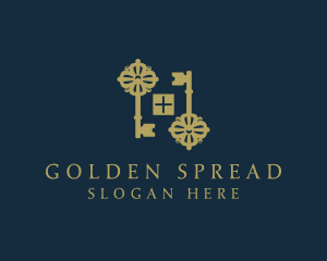 Golden Key Realty logo design