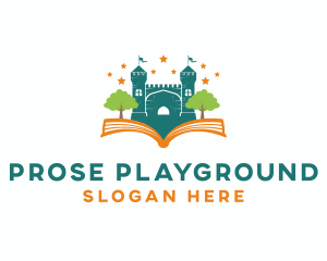 Castle Storybook Playground logo design