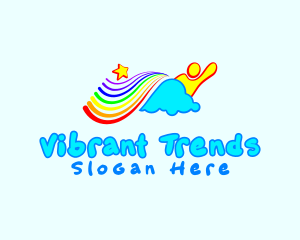 Rainbow Star Kid logo