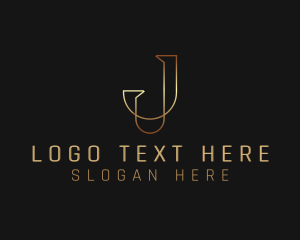 Partnership - Legal Advice Publishing Letter J logo design