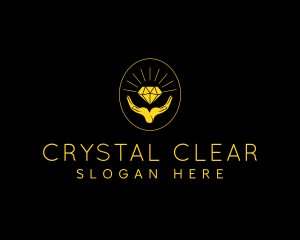 Luxury Diamond Hand logo design