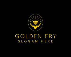 Luxury Diamond Hand logo design