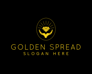 Luxury Diamond Hand logo design