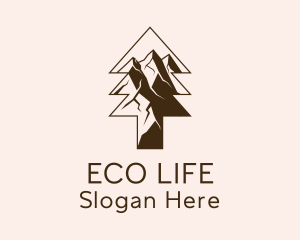 Mountain Tree Outdoor  logo design