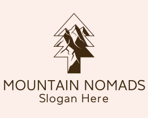 Mountain Tree Outdoor  logo design