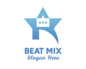 Blue Star Chat Box logo