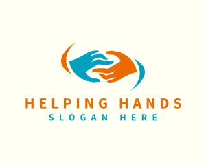 Hand Help Charity logo design