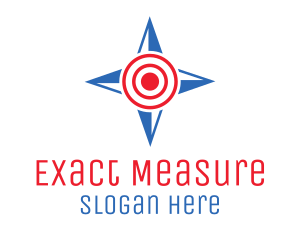 Star Compass Target logo design