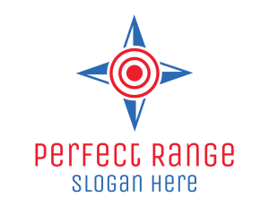 Star Compass Target logo design