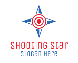 Star Compass Target logo design