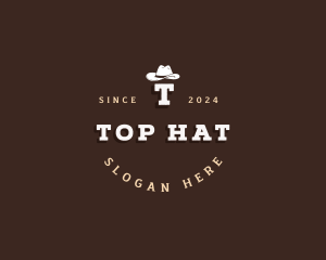 Western Cowboy Hat logo design