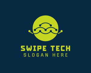 Wave Tech Network logo design