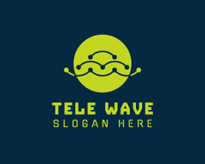 Wave Tech Network logo design