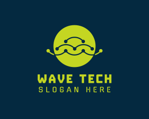 Wave Tech Network logo design