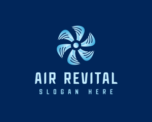 Fan Ventilation Cooling logo design