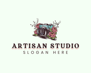 Camera Flower Studio logo design