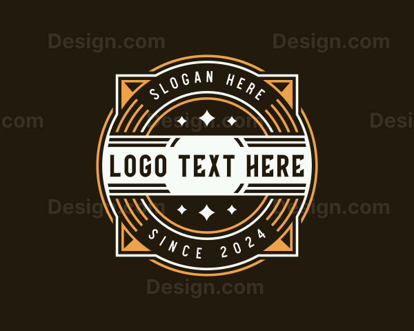 Hipster Business Startup Logo