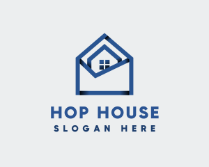 Gradient Mail House  logo design