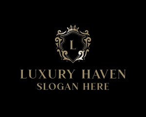 High End Shield Hotel logo design