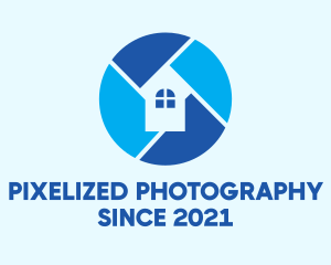 Home Photography Shutter logo design