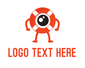 Safeguard - Eye Lifebuoy Safety logo design