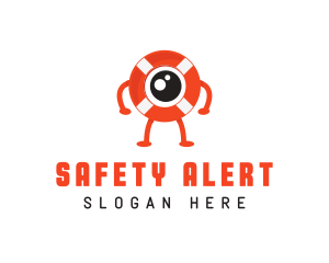 Eye Lifebuoy Safety logo design