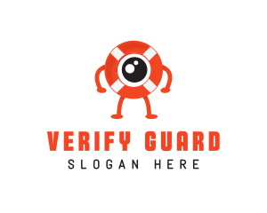 Eye Lifebuoy Safety logo design