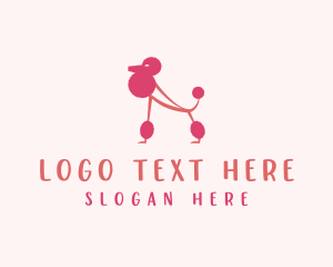 Dog Poodle Grooming logo